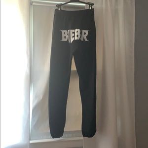 Justin Bieber sweatpants